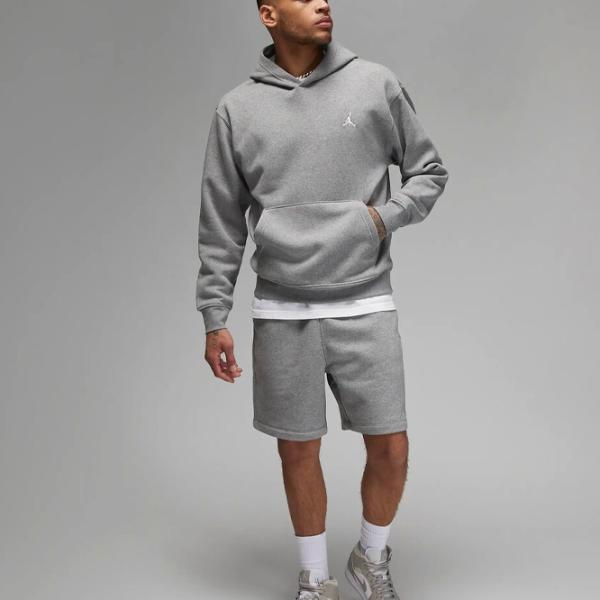 Толстовка для мужчин Nike Jordan Brooklyn Fleece Printed Прямой/ Серый photo 4