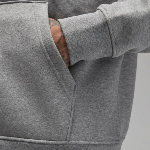 Толстовка для мужчин Nike Jordan Brooklyn Fleece Printed Прямой/ Серый photo 5