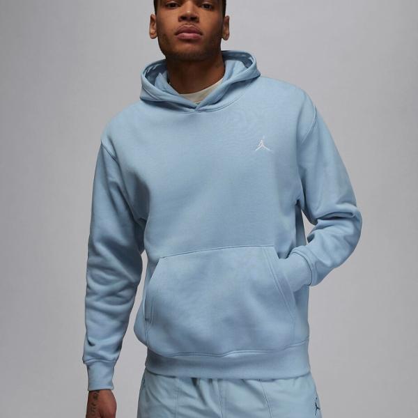 Hanorac pentru bărbați Nike Jordan Brooklyn Fleece Printed Drept/ Blue photo 2