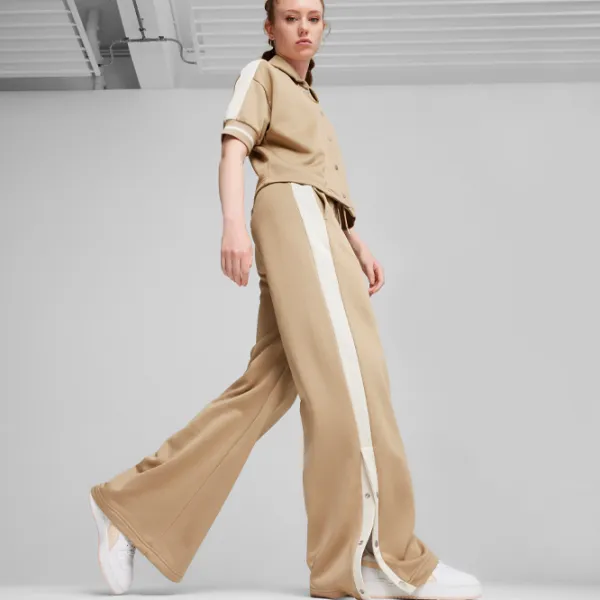 Спортивные штаны для женщин Puma T7 For The Fanbase Relaxed Track Pants Pt M/ Prairie Tan photo 3
