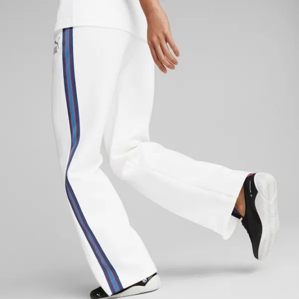Pantaloni sportivi pentru femei Puma Bmw Mms Wmn Mt7 Track Pants XL/ White photo 4