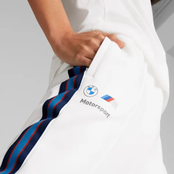 Pantaloni sportivi pentru femei Puma Bmw Mms Wmn Mt7 Track Pants XL/ White photo 5
