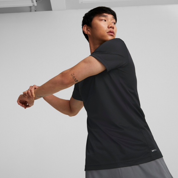 Футболка для мужчин Puma Train Fav Blaster Tee 100% полиэстер/ Черный photo 3