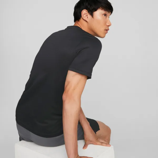 Tricou pentru bărbați Puma Train Fav Blaster Tee 100% poliester/ Black photo 4