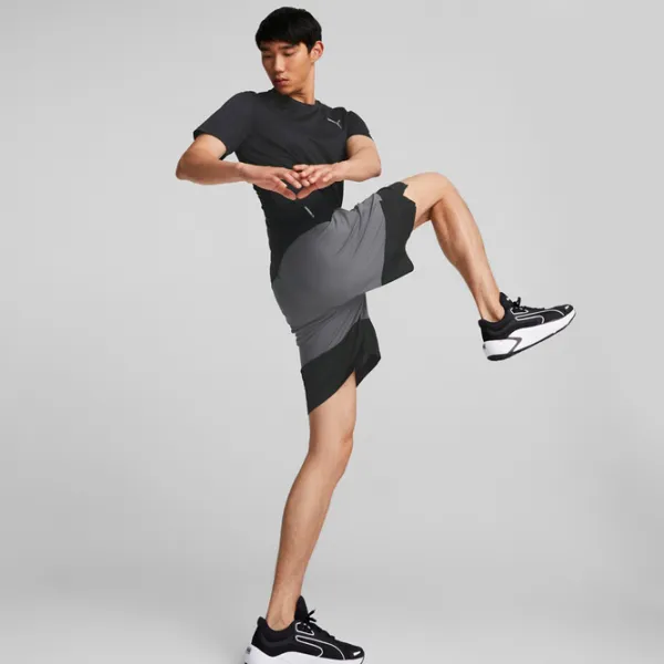 Tricou pentru bărbați Puma Train Fav Blaster Tee 100% poliester/ Black photo 5