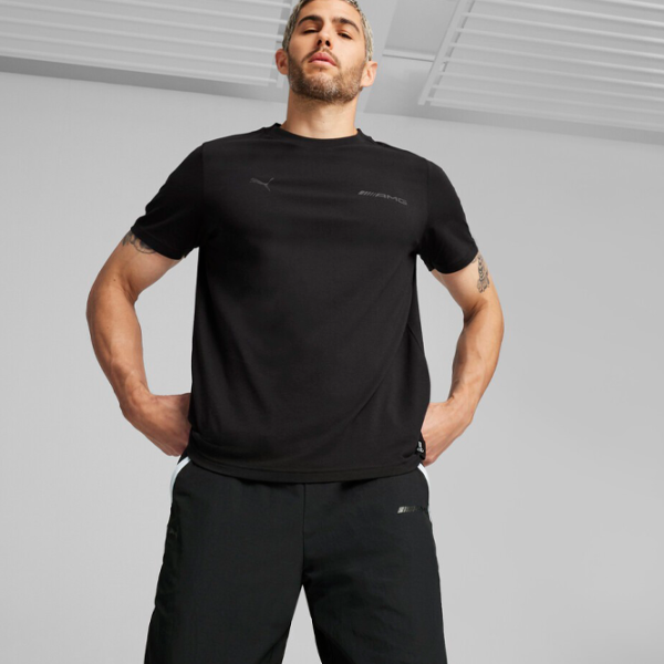 Футболка для мужчин Puma Amg Graphic Tee 100% хлопок/ Черный photo 3