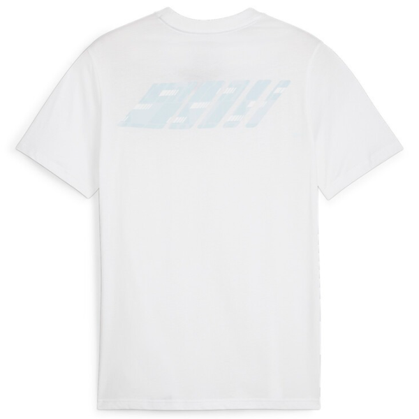 Tricou pentru bărbați Puma Amg Graphic Tee 100% bumbac/ White photo 2