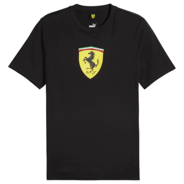Футболка для мужчин Puma Ferrari Race Big Shield T Coloured 100% хлопок/ Черный photo 5