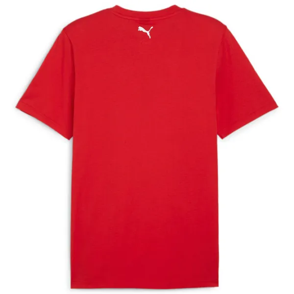 Футболка для мужчин Puma Ferrari Race Big Shield Tee Tonal 100% хлопок/ Красный photo 2