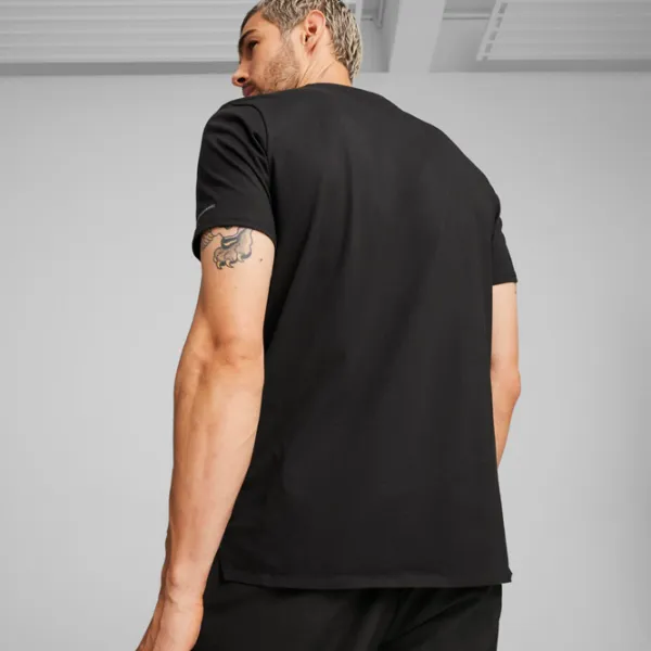 Футболка для мужчин Puma Porsche Essential T-Shirt 100% хлопок/ Черный photo 4