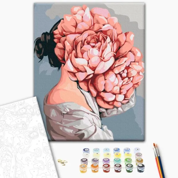 Картина по номерам BrushMe Загадка пионов 40 x 30 cm/ Вертикальная photo 2