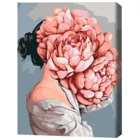 Картина по номерам BrushMe Загадка пионов 40 x 30 cm/ Вертикальная photo 3