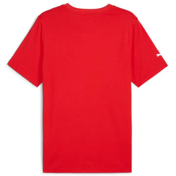 Tricou pentru bărbați Puma F1 Ess Logo Tee 100% bumbac / Red photo 2