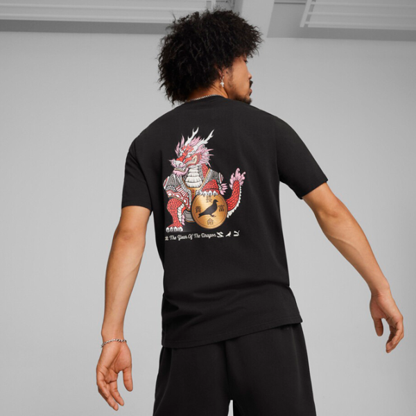 Tricou pentru bărbați Puma X Staple Graphic Tee 100% bumbac/ Black photo 4
