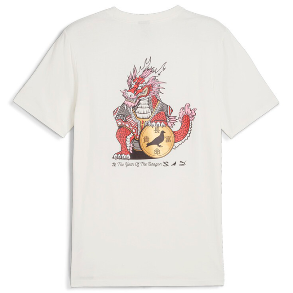 Tricou pentru bărbați Puma X Staple Graphic Tee 100% bumbac/ Warm White photo 2