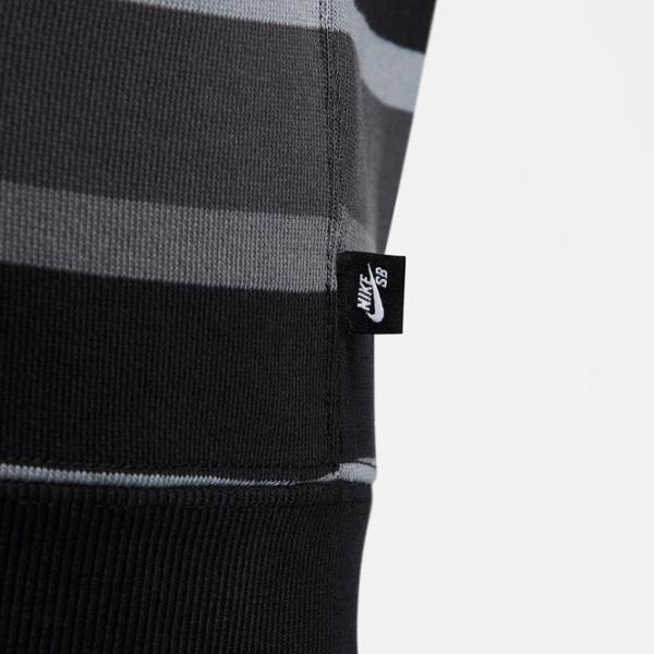 Hanorac pentru bărbați Nike Sb Flc Fz Stripes Drept/ Gray photo 8