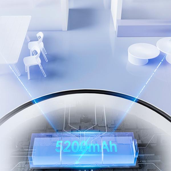 Aspirator Robot Roidmi Eve Max 5200 mAh / White photo 9 Aspirator Robot Roidmi Eve Max 5200 mAh / White photo 9