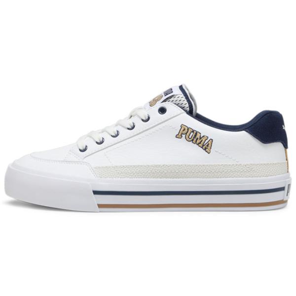 Ghete pentru bărbați Puma Court Classic Vulc Retro Club 40 / White photo 2
