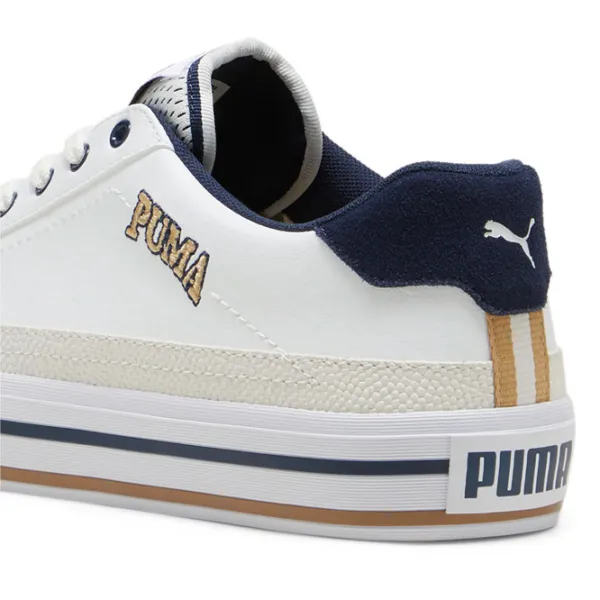 Ghete pentru bărbați Puma Court Classic Vulc Retro Club 40 / White photo 6