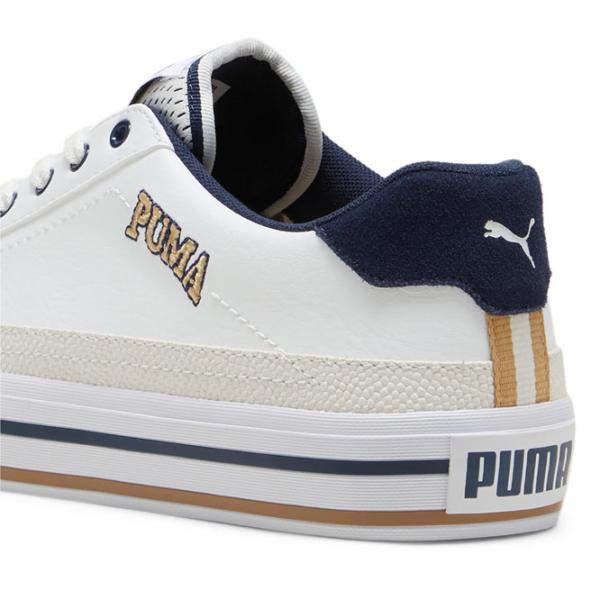 Ghete pentru bărbați Puma Court Classic Vulc Retro Club 40 / White photo 6