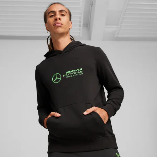 Hanorac pentru bărbați Puma Mercedes AMG-Petronas F1 Drept/ Black photo 3
