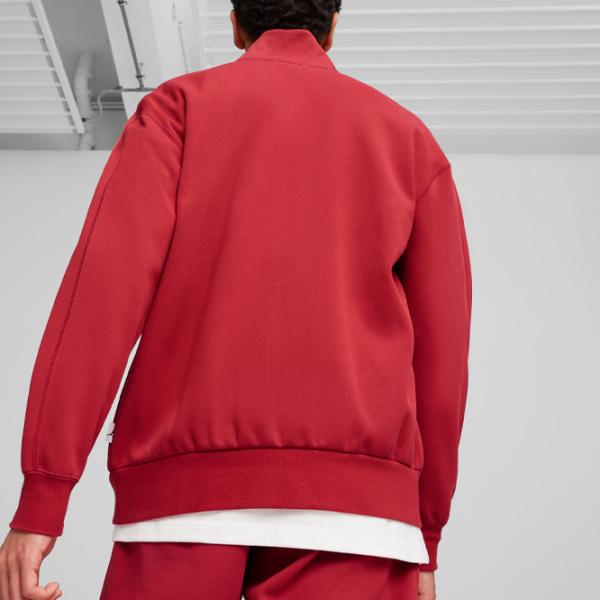 Hanorac pentru bărbați Puma MMQ T7 Track Jacket Drept/ Red photo 4