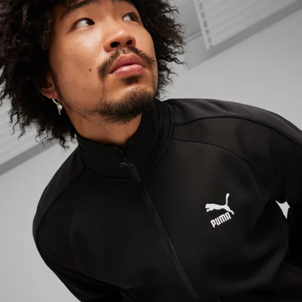 Hanorac pentru bărbați Puma T7 Track Jacket Dk Drept/ Black photo 6
