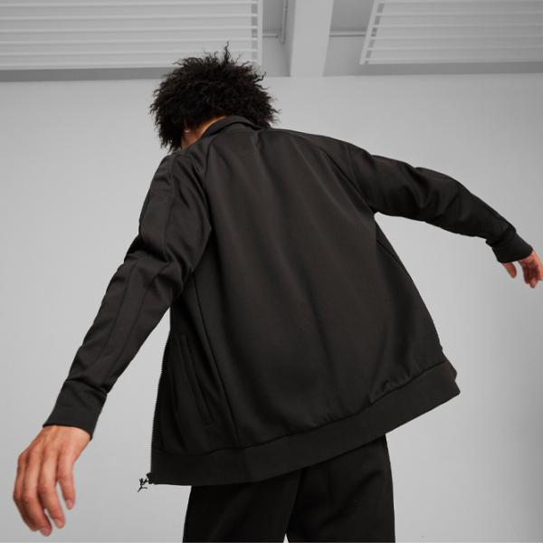 Hanorac pentru bărbați Puma T7 Track Jacket Dk Drept/ Black photo 5