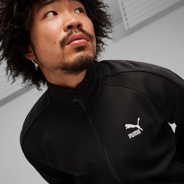 Hanorac pentru bărbați Puma T7 Track Jacket Dk Drept/ Black photo 7