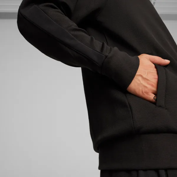 Толстовка для мужчин Puma T7 Track Jacket Dk Прямой/ Черный photo 7