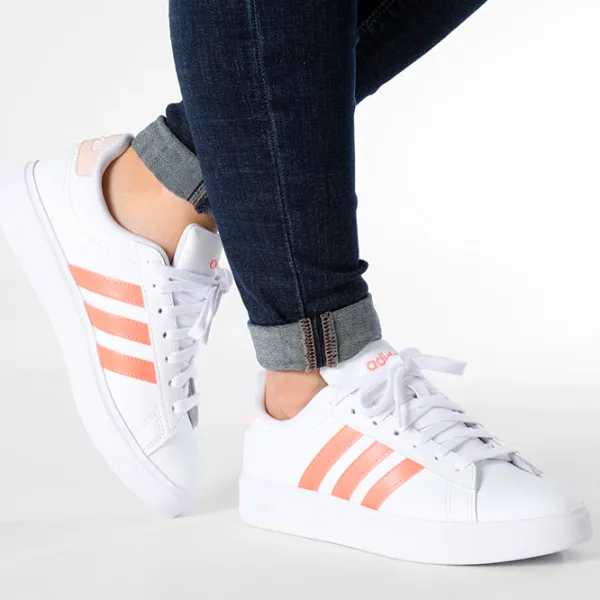 Кеды для женщин Adidas Grand Court 2.0 Весна - лето/ Белый photo 6 Кеды для женщин Adidas Grand Court 2.0 Весна - лето/ Белый photo 6