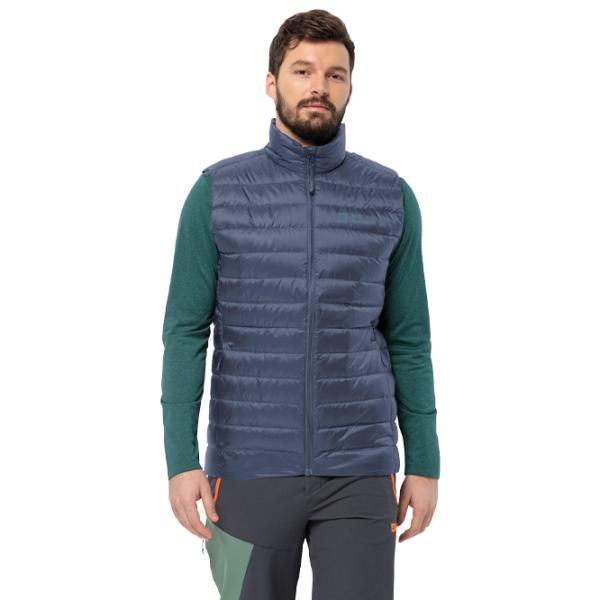 Жилет для мужчин Jack Wolfskin Pilvi Down M/ Темно-синий photo 2