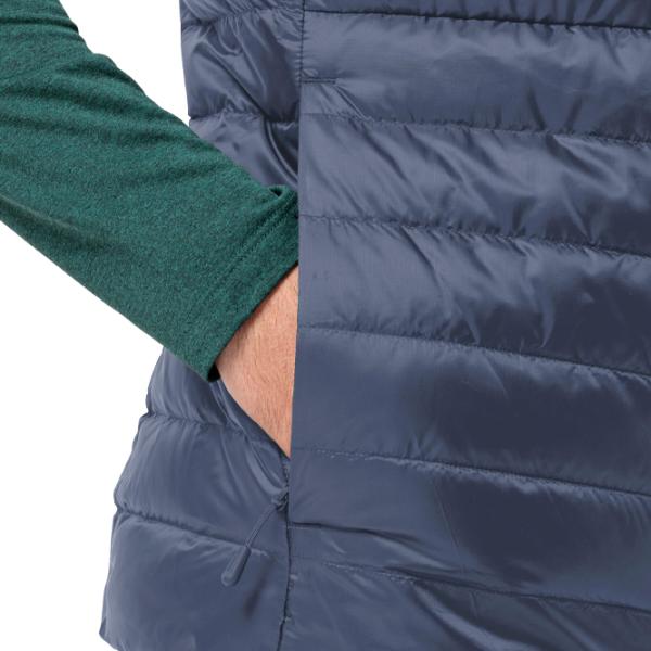Жилет для мужчин Jack Wolfskin Pilvi Down M/ Темно-синий photo 4