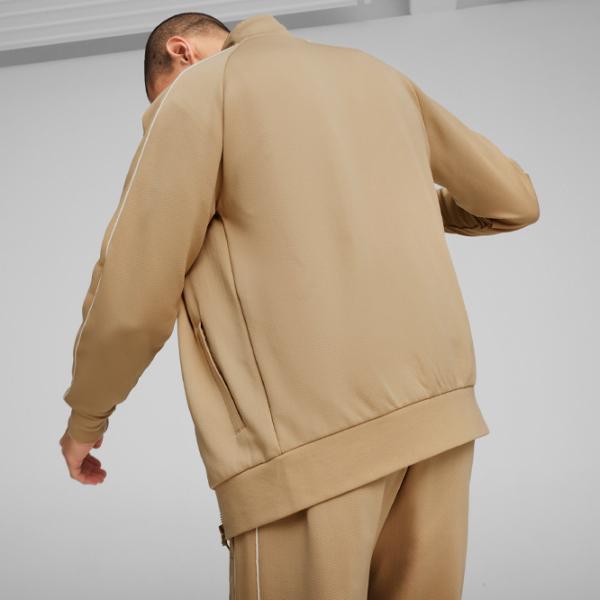 Толстовка для мужчин Puma T7 Track Jacket Dk Прямой/ Бежевый photo 4