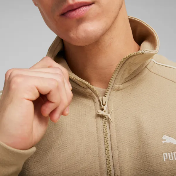 Толстовка для мужчин Puma T7 Track Jacket Dk Прямой/ Бежевый photo 6