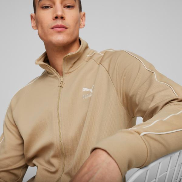 Толстовка для мужчин Puma T7 Track Jacket Dk Прямой/ Бежевый photo 7