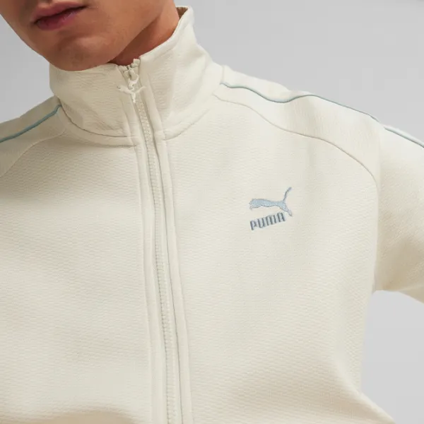 Hanorac pentru bărbați Puma T7 Track Jacket Dk Drept/ White photo 6
