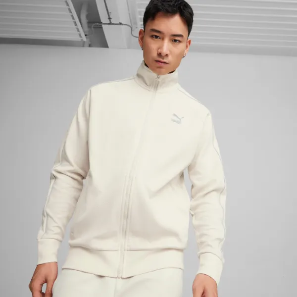 Толстовка для мужчин Puma T7 Track Jacket Dk Прямой/ Белый photo 3