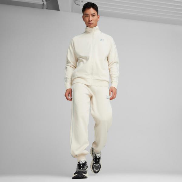 Hanorac pentru bărbați Puma T7 Track Jacket Dk Drept/ White photo 5