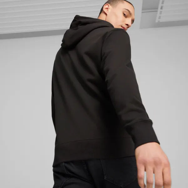 Hanorac pentru bărbați Puma Team Hoodie Tr Drept/ Black photo 4