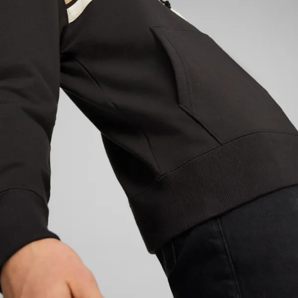 Hanorac pentru bărbați Puma Team Hoodie Tr Drept/ Black photo 7