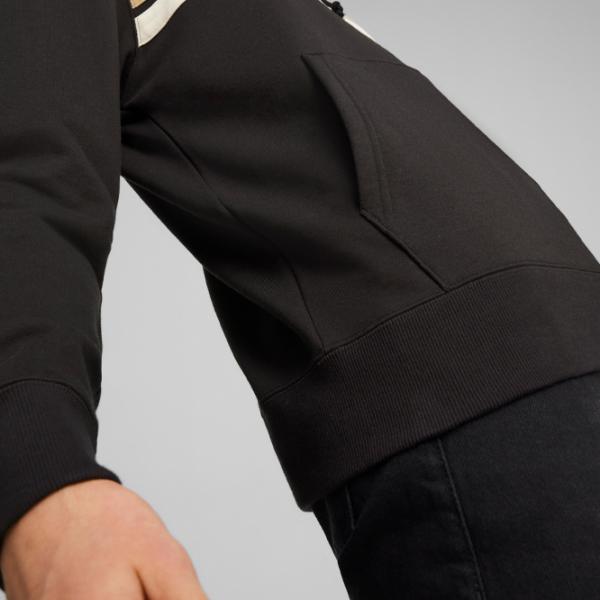 Hanorac pentru bărbați Puma Team Hoodie Tr Drept/ Black photo 7