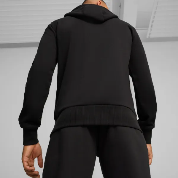 Hanorac pentru bărbați Puma Graphic Booster Hoodie Drept/ Black photo 4