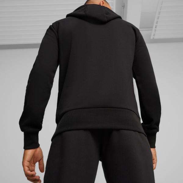 Hanorac pentru bărbați Puma Graphic Booster Hoodie Drept/ Black photo 4