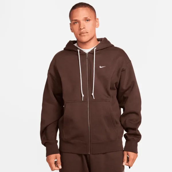Толстовка для мужчин Nike Solo Swoosh Hw Fz Прямой/ Коричневый photo 3