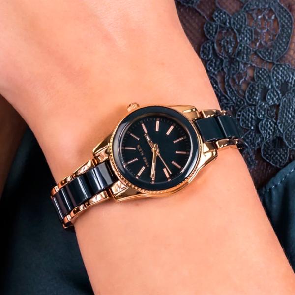 Ceas de mână pentru femei ANNE KLEIN AK/ 3212NVRG Cuarț/ 24 mm photo 4 Ceas de mână pentru femei ANNE KLEIN AK/ 3212NVRG Cuarț/ 24 mm photo 4