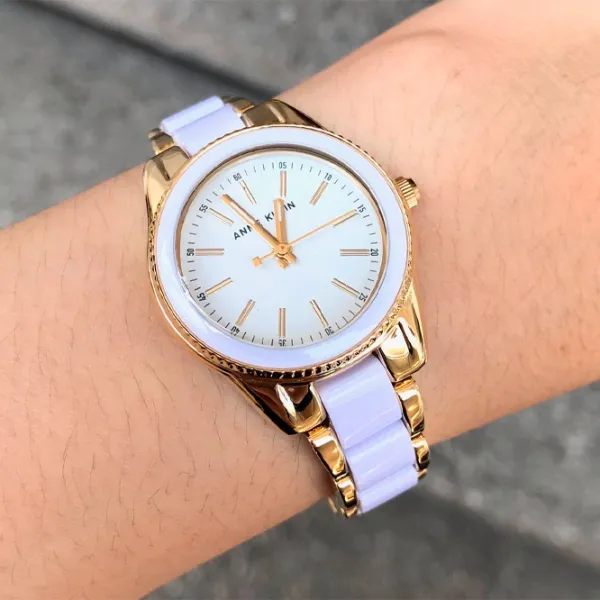 Ceas de mână pentru femei ANNE KLEIN AK/ 3212WTGB Cuarț/ 30 mm photo 4 Ceas de mână pentru femei ANNE KLEIN AK/ 3212WTGB Cuarț/ 30 mm photo 4