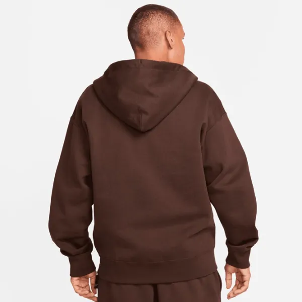 Hanorac pentru bărbați Nike Solo Swoosh Hw Fz Drept/ Brown photo 4