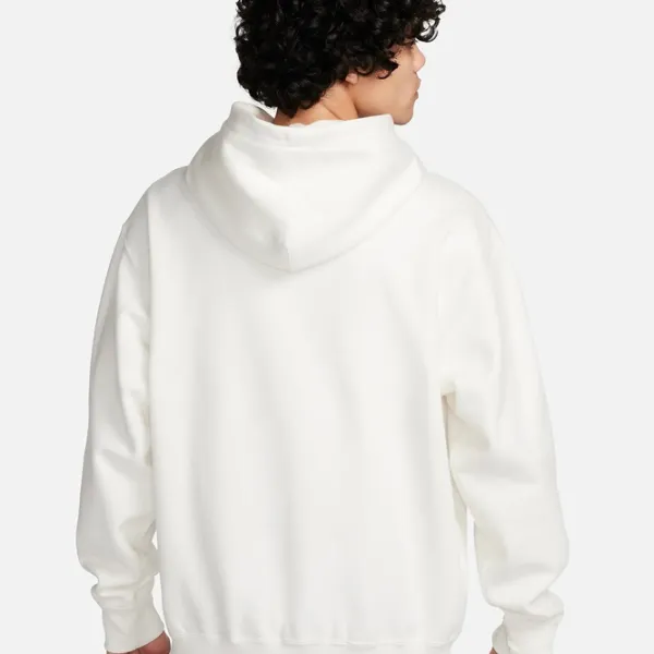 Толстовка для мужчин Nike Solo Swoosh Fleece Po Прямой/ Белый photo 3