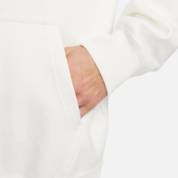 Hanorac pentru bărbați Nike Solo Swoosh Fleece Po Drept/ White photo 8